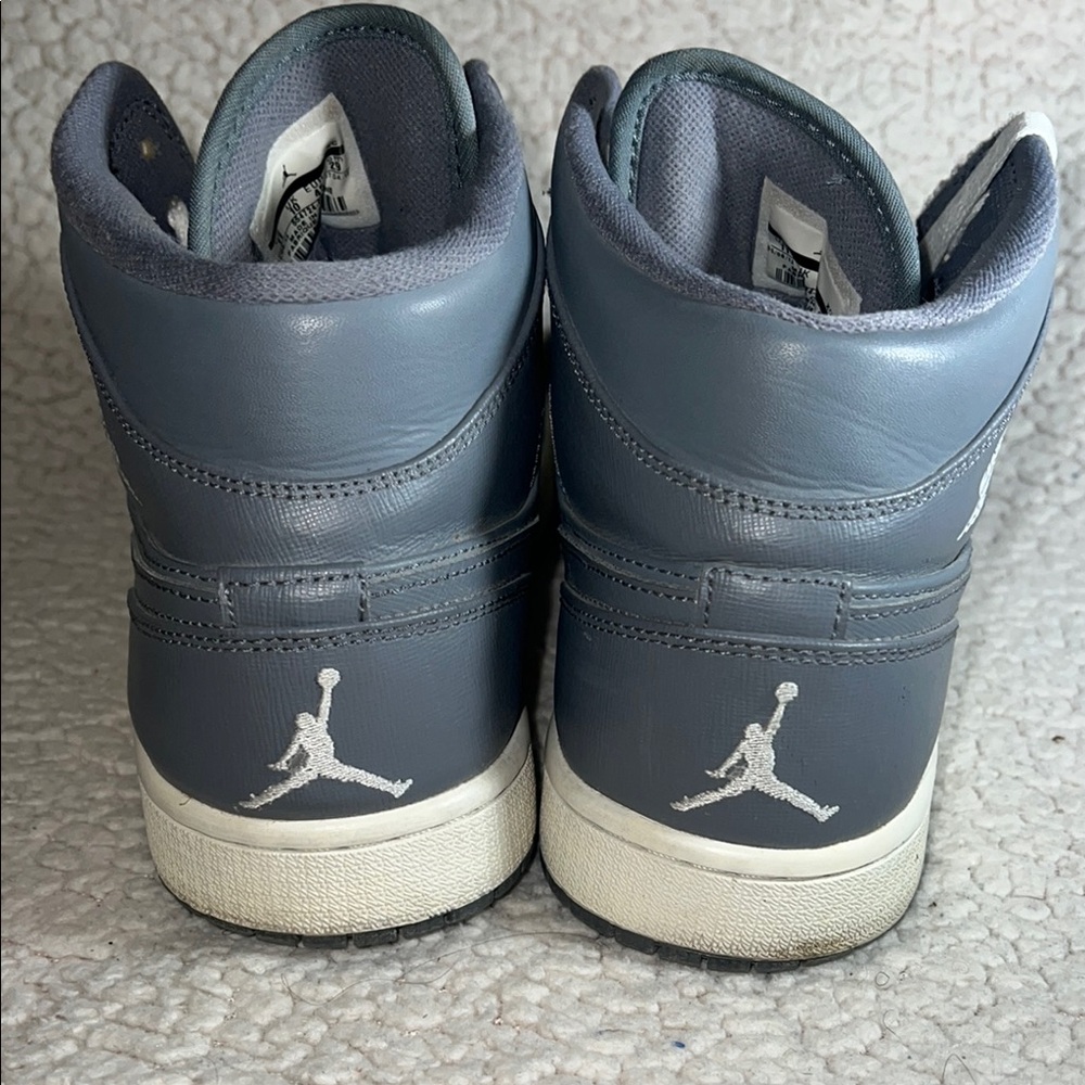 Jordan 1 Mid Cool Grey White - Picture 4 of 8